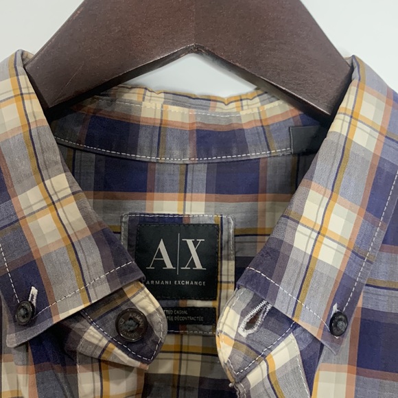AX Armani Exchange Casual Button Down (Lg) - Picture 5 of 10